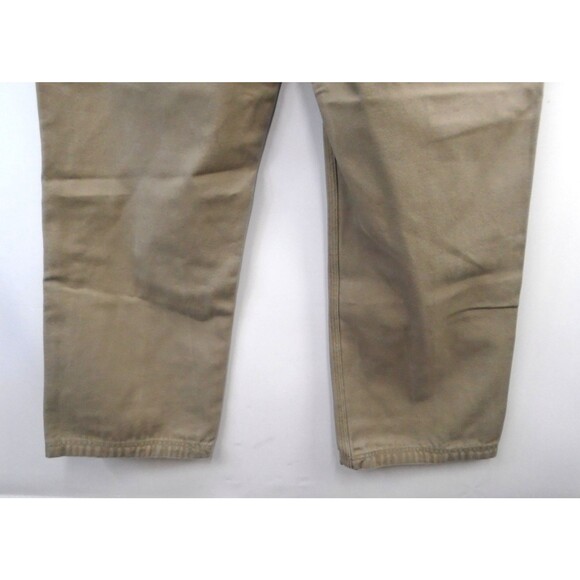 Duluth Trading Pants Mens Size 40x30 Beige Fire Hose Straight Leg Fend of Finish - Picture 11 of 11